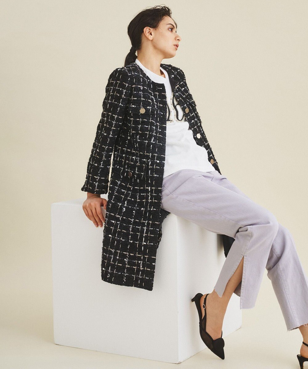 ツイードミリタリーコート Grace Continental Grace Continental グレースコンチネンタル 通販 ツイードミリタリーコート Grace Continental Grace Continental グレースコンチネンタル 通販