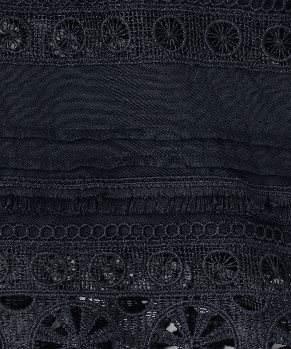 GRACE CONTINENTAL レースパッチブラウス