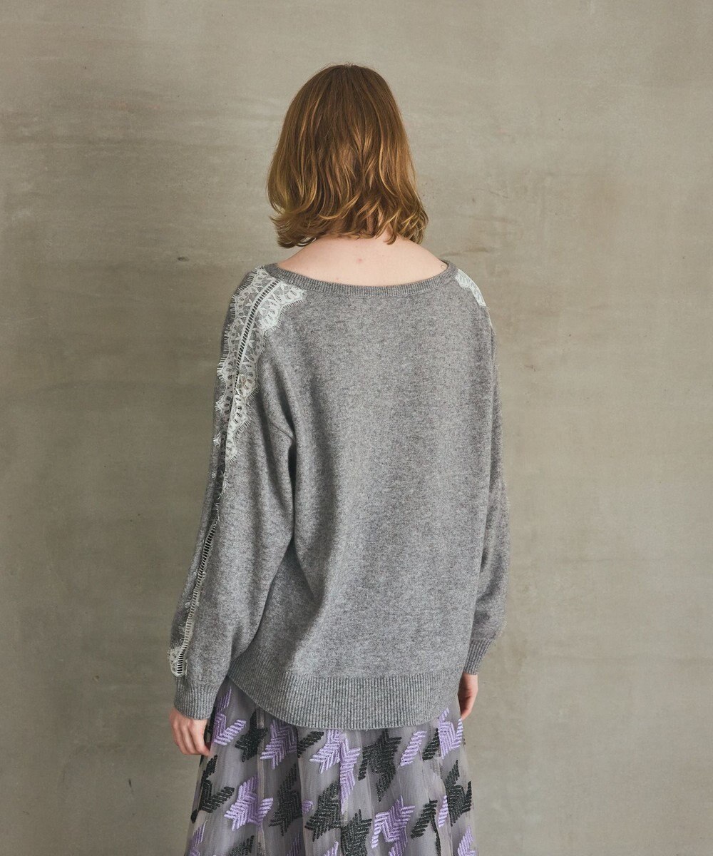 GRACE CONTINENTAL レーススリーブトップ 