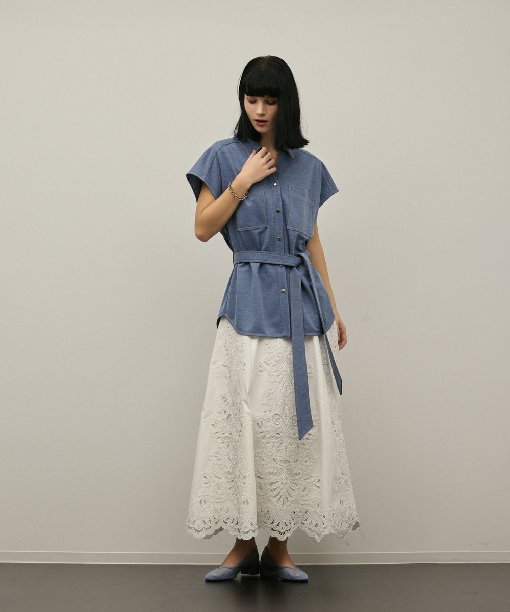 GRACE CONTINENTAL ジャージワークシャツ 