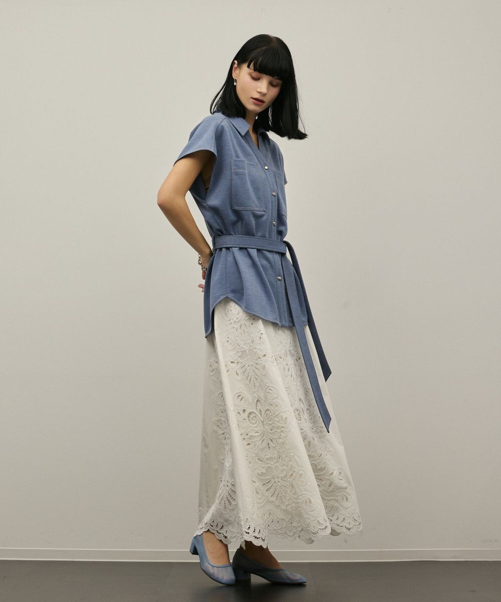 GRACE CONTINENTAL ジャージワークシャツ 