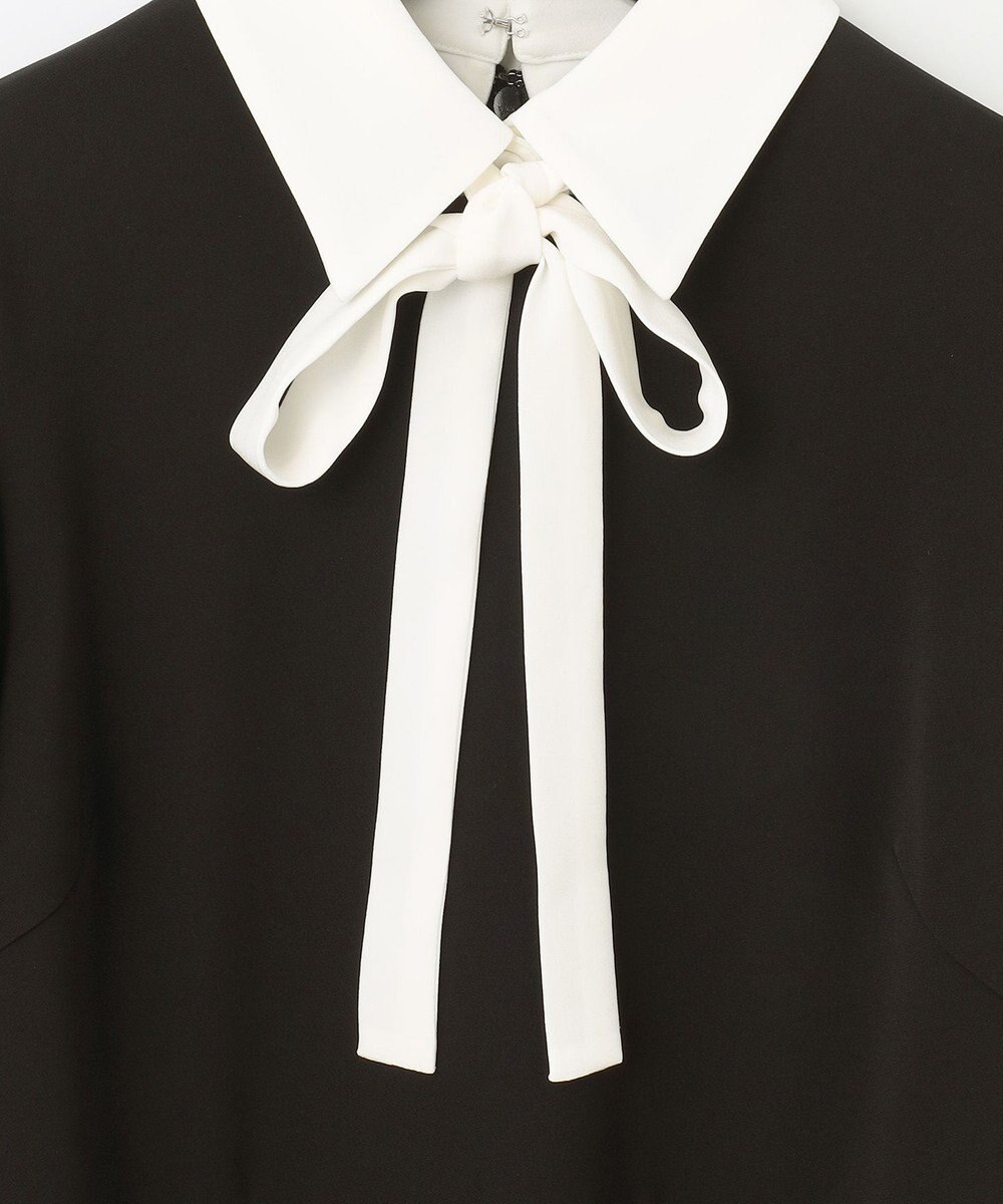 GRACE CONTINENTAL ダブルクロスドレス 