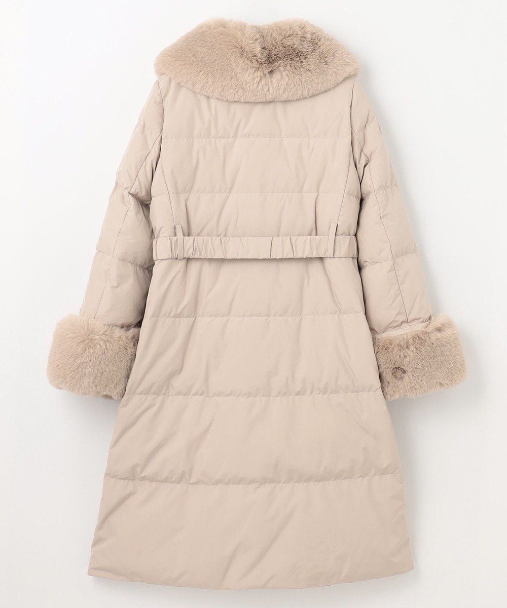 GRACE CONTINENTAL ファーパーツ付ロングダウン