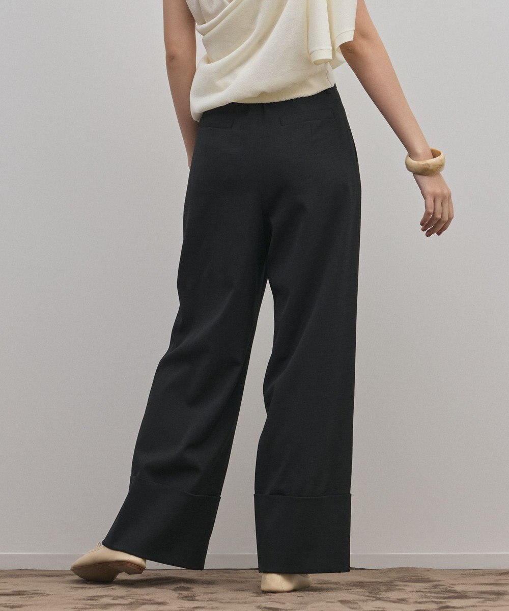 GRACE CONTINENTAL ロールアップワイドパンツ 