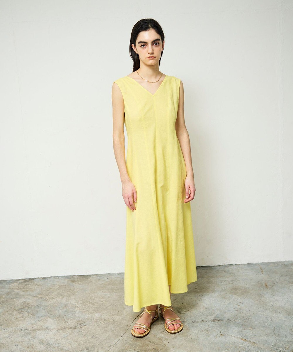 GRACE CONTINENTAL トリアセリネンフレアマキシ 