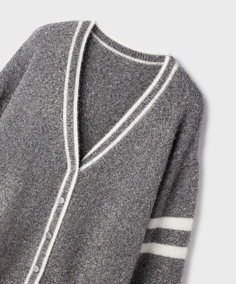 GRACE CONTINENTAL グリッターニットカーディガン 