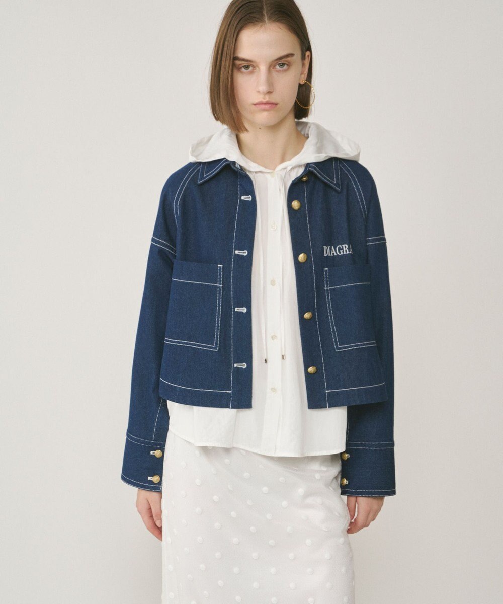 GRACE CONTINENTAL ラグランショートシャツジャケット 