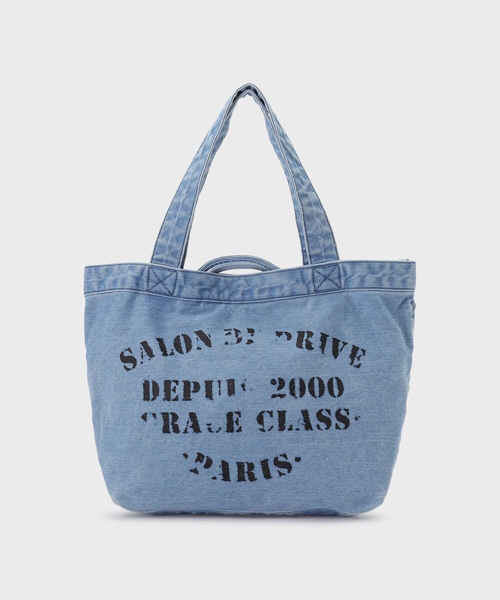 GRACE CONTINENTAL レタードデニムトート 