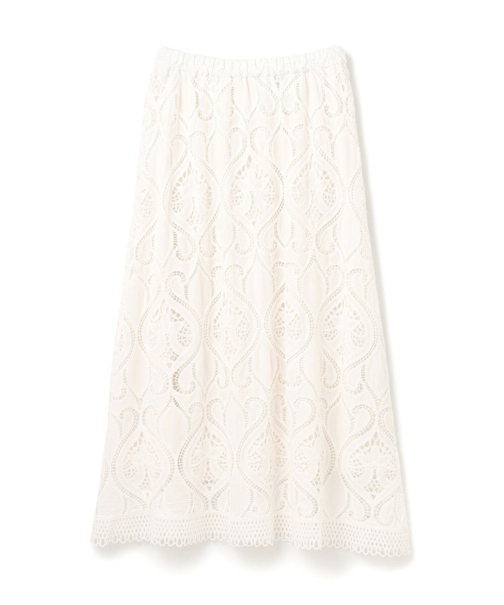 GRACE CONTINENTAL エンブロイダリーロングスカート 