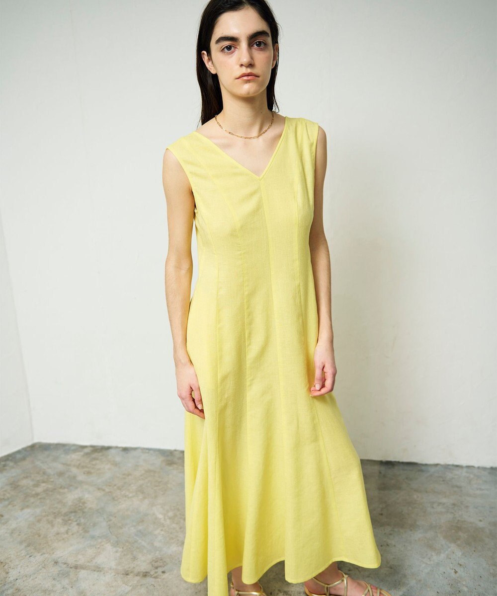 GRACE CONTINENTAL トリアセリネンフレアマキシ