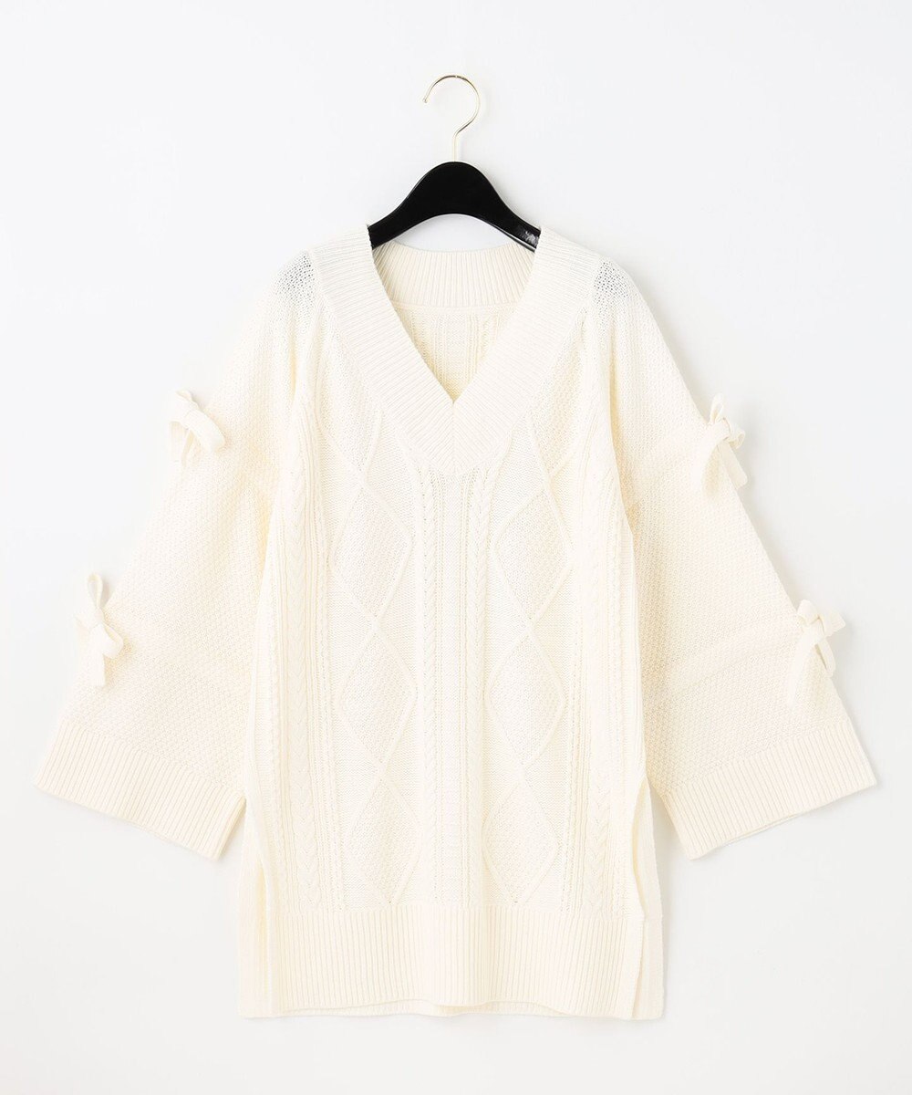 Diagram イレギュラーネックニットトップ