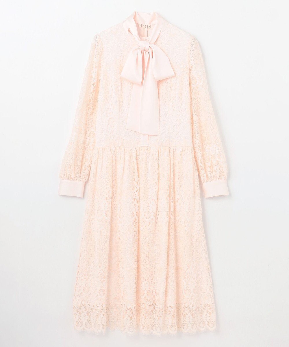 GRACE CONTINENTAL レースボウタイワンピース 