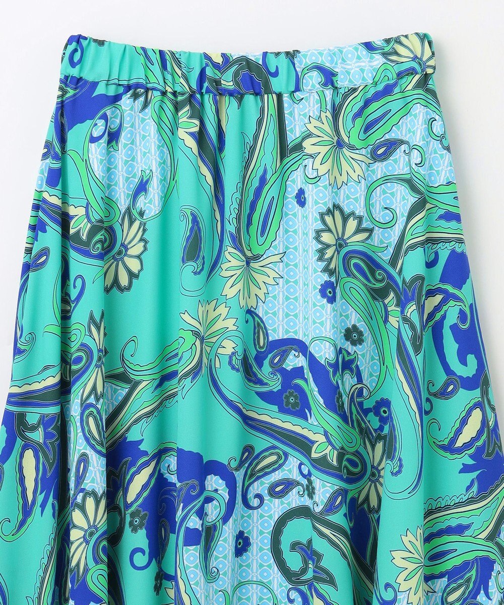 GRACE CONTINENTAL ペイズリープリントギャザスカート