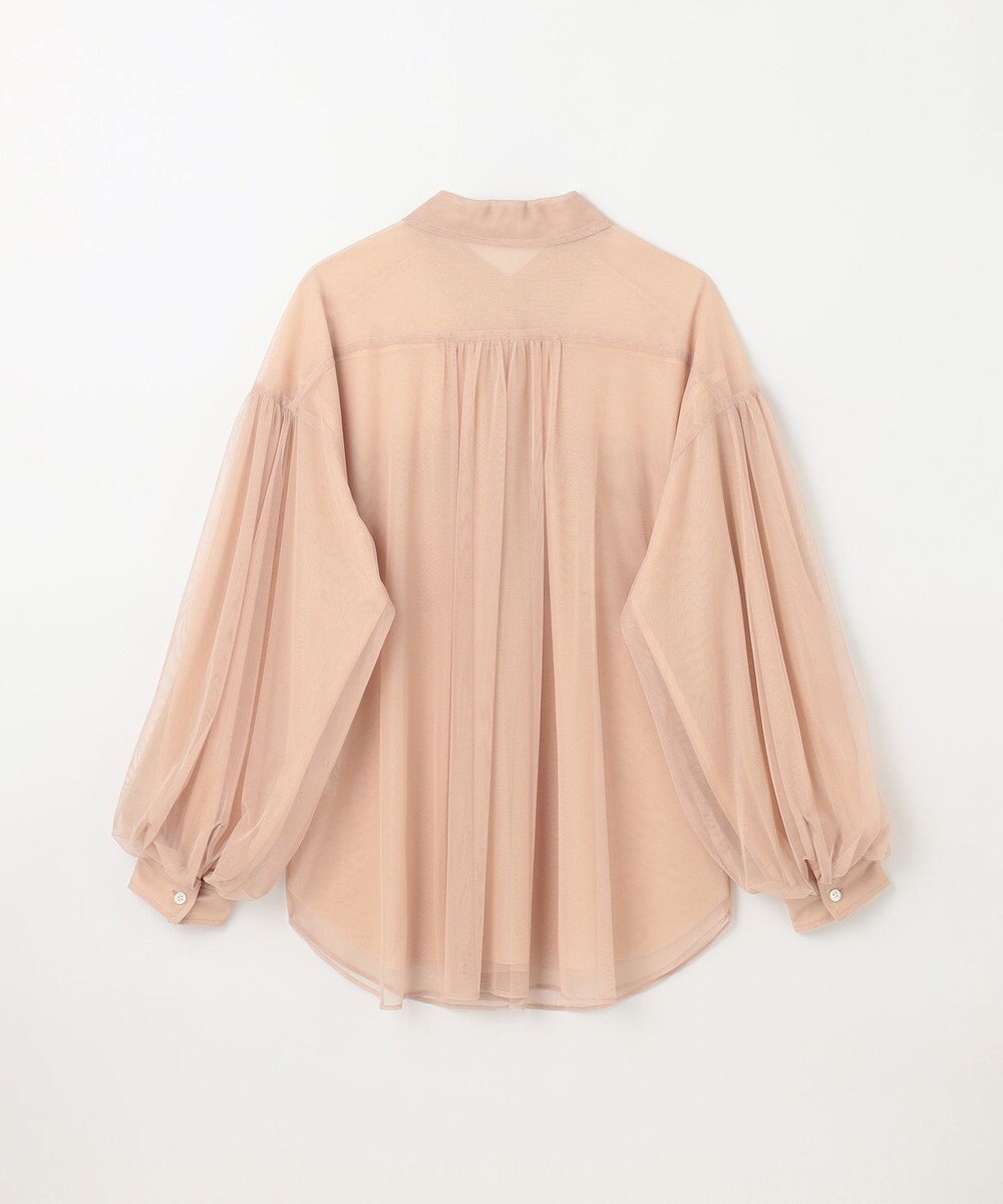 GRACE CONTINENTAL チュールレイヤードシャツ 