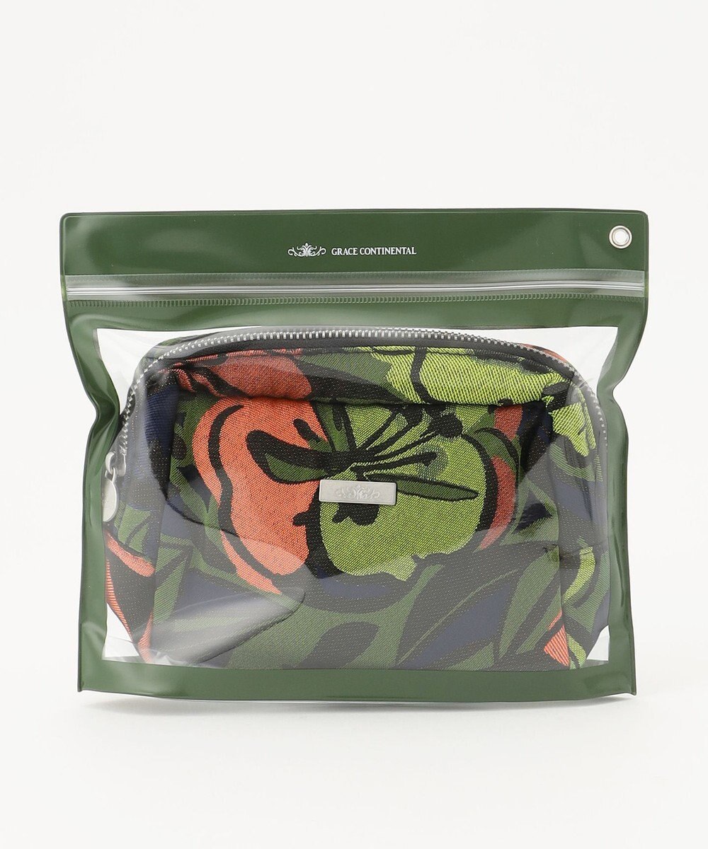 GRACE CONTINENTAL Fabricスクエアポーチ 