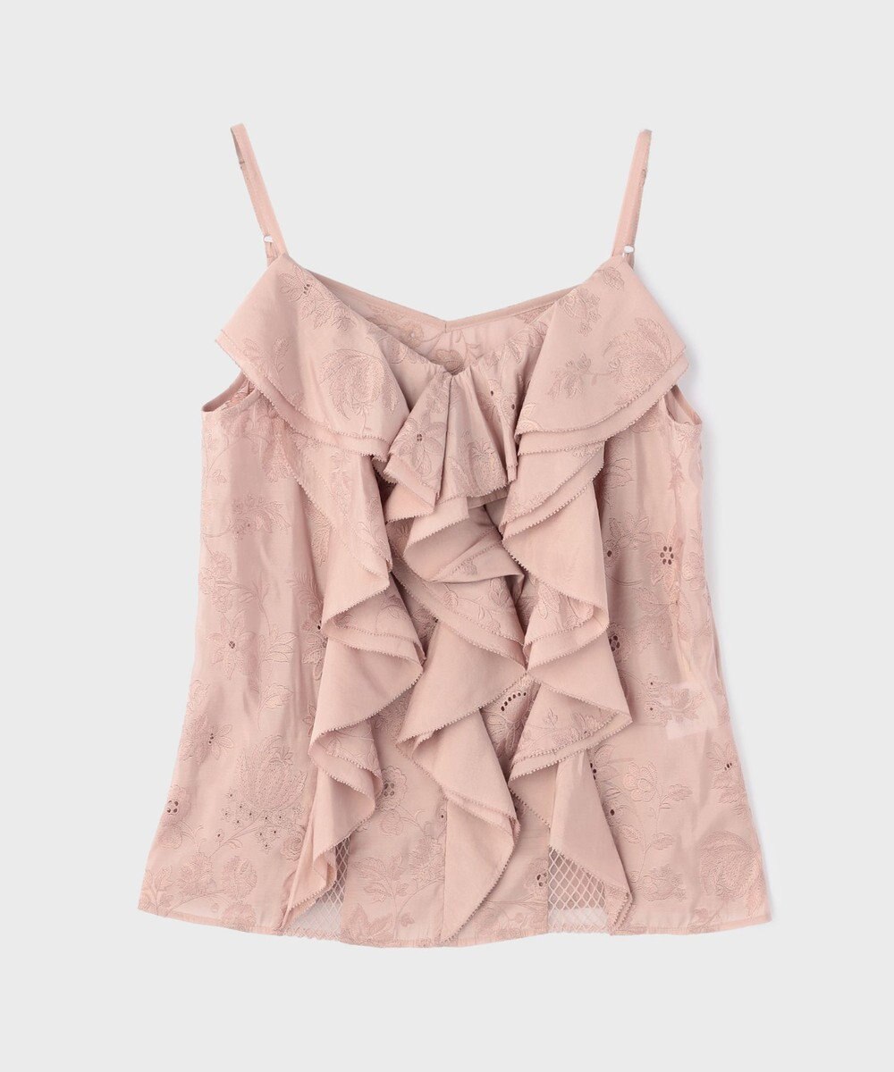 GRACE CONTINENTAL エンブロイダリーキャミブラウス 