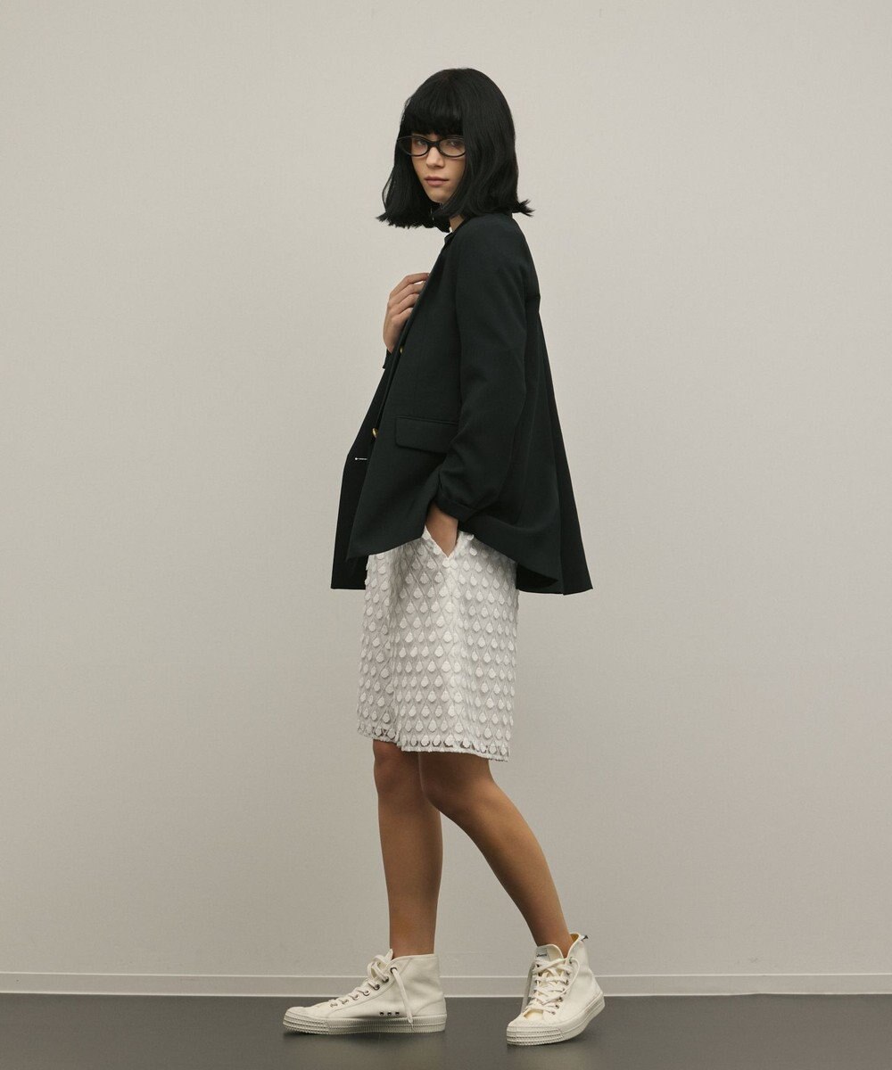 GRACE CONTINENTAL バックタックテーラードジャケット 