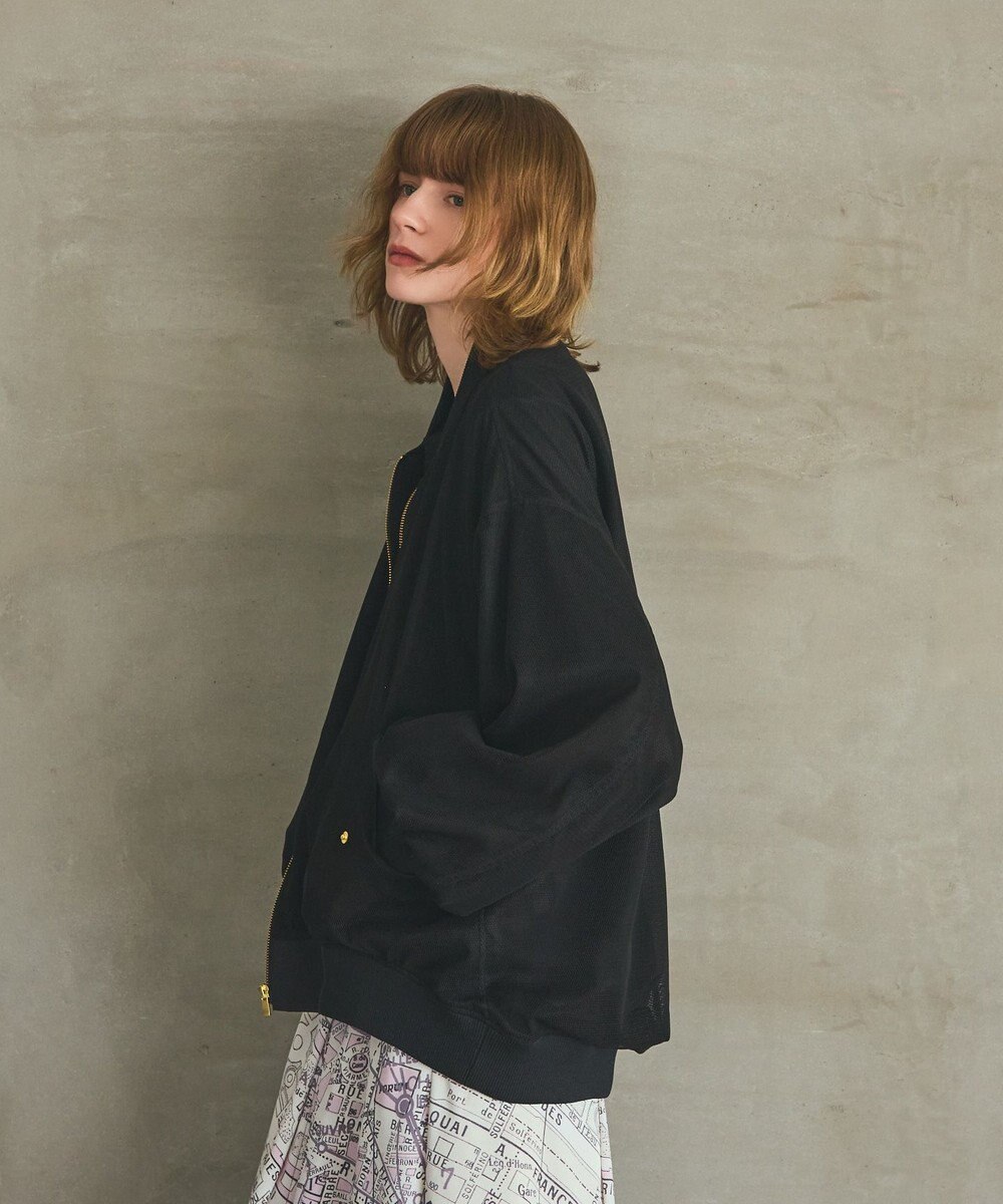 GRACE CONTINENTAL メッシュレイヤードブルゾン 