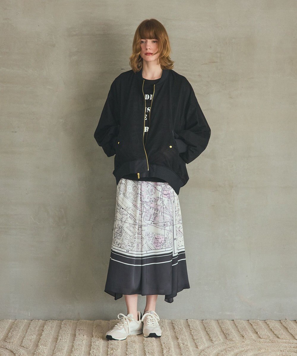 GRACE CONTINENTAL メッシュレイヤードブルゾン 