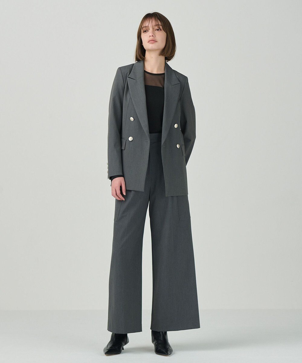 GRACE CONTINENTAL ワイドワークパンツ 