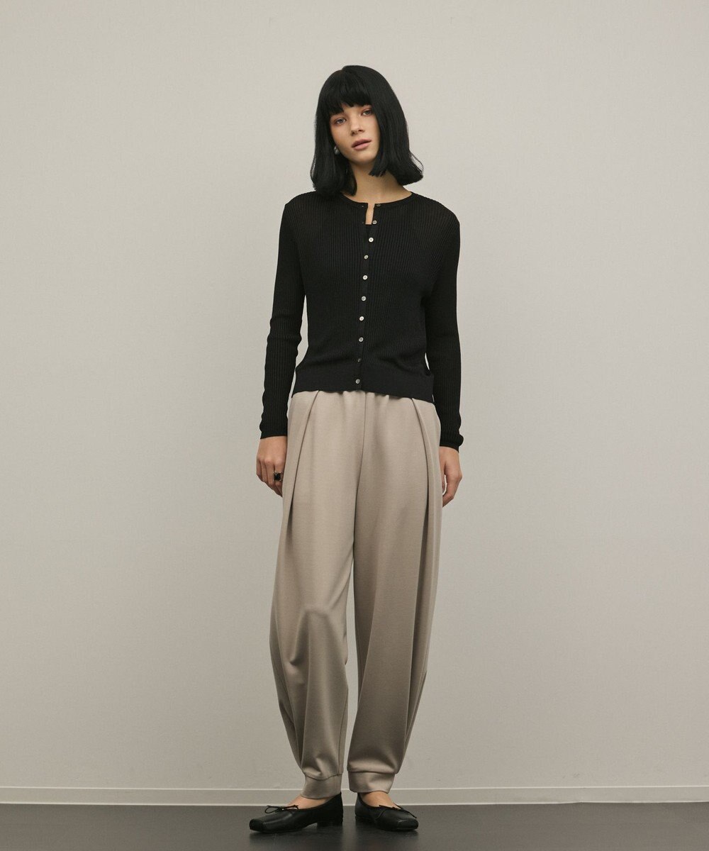 GRACE CONTINENTAL ハイゲージラメニットカーディガン 