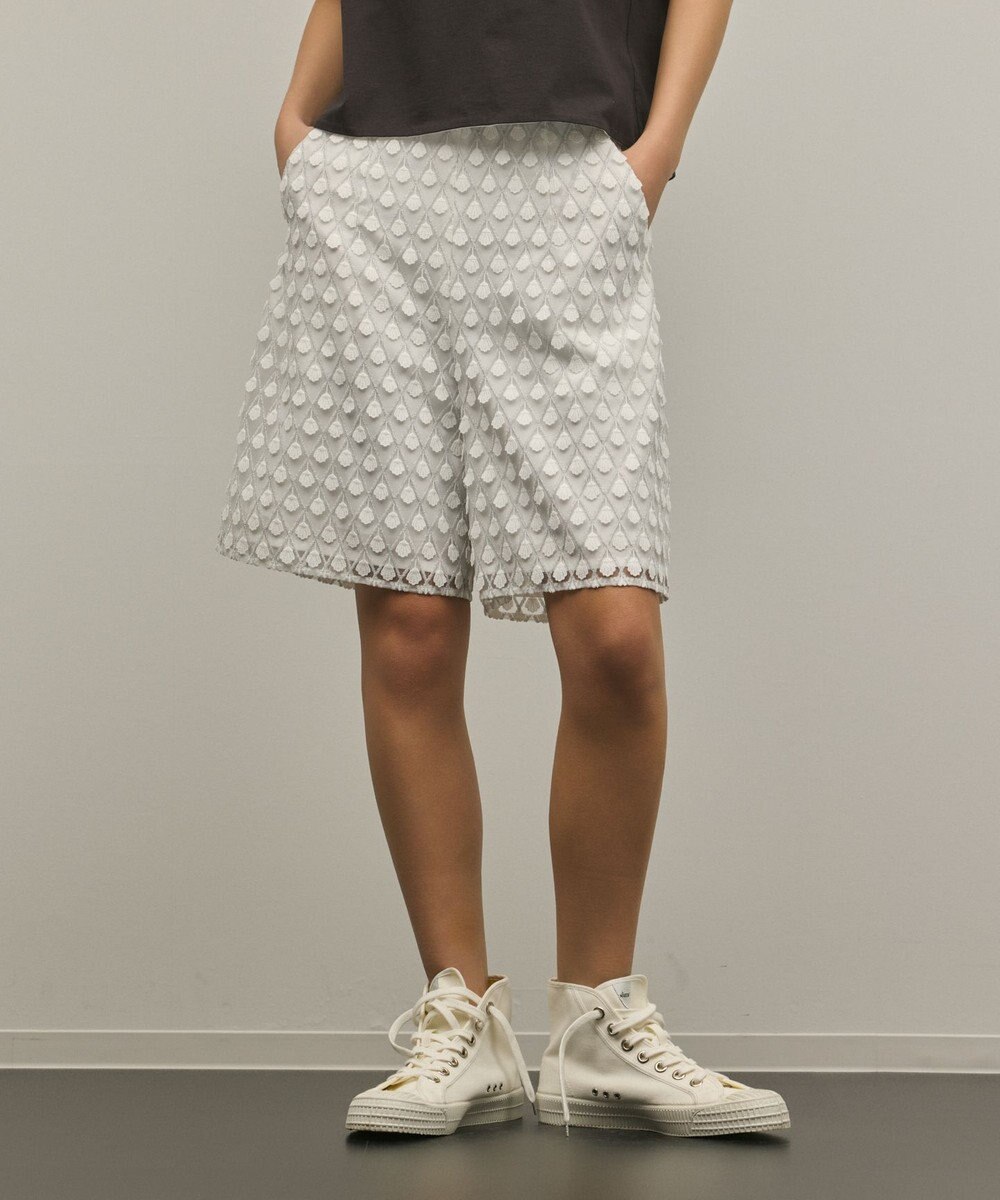 GRACE CONTINENTAL モチーフチュールパンツ 