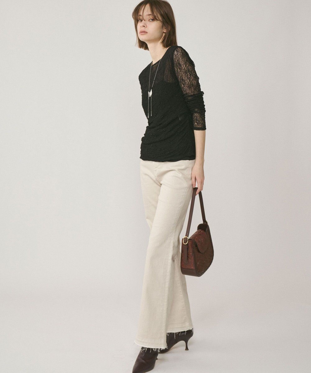 GRACE CONTINENTAL フレアデニムパンツ 