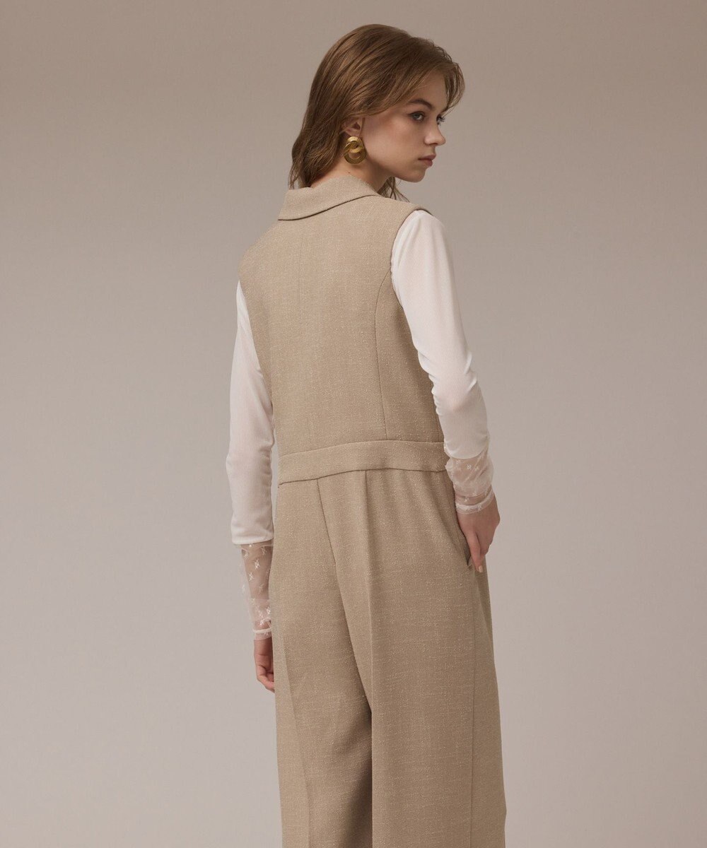 GRACE CONTINENTAL ツイードテーラーサロペット 