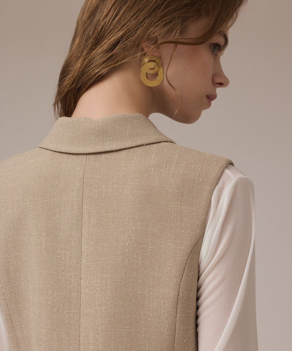 GRACE CONTINENTAL ツイードテーラーサロペット 