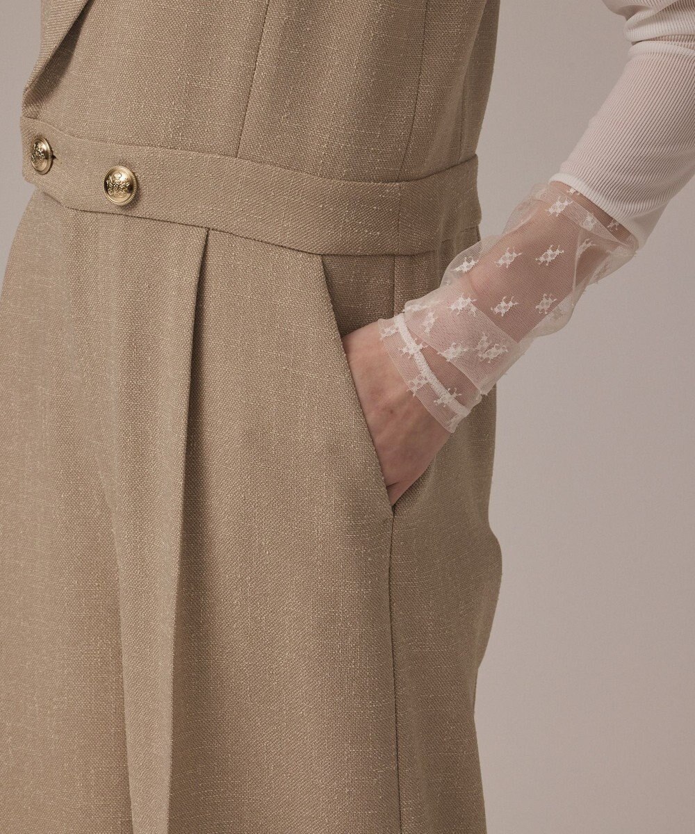 GRACE CONTINENTAL ツイードテーラーサロペット 