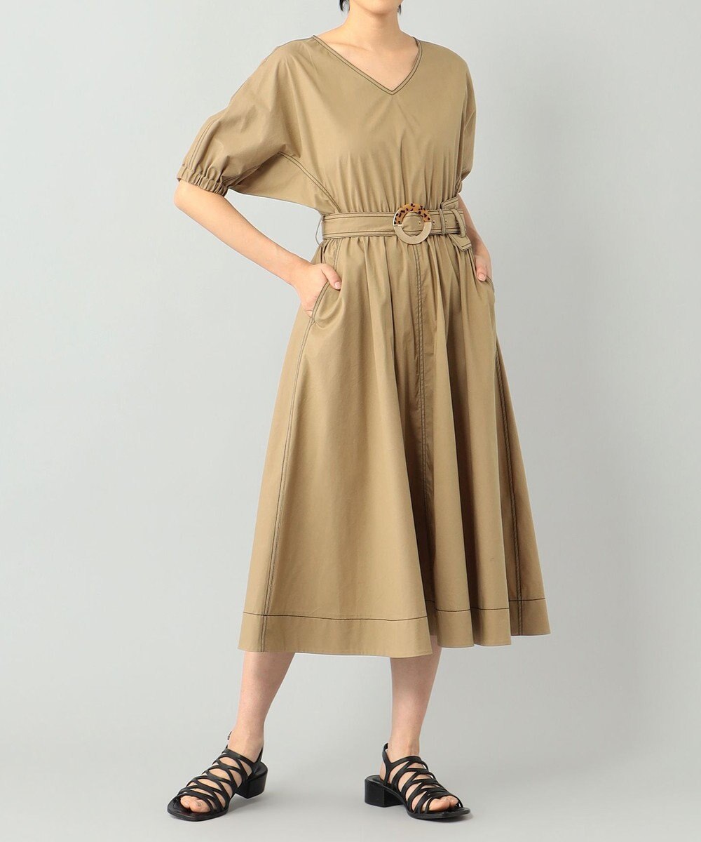 ベルテッドフレアワンピース Grace Continental Grace Continental グレースコンチネンタル 通販