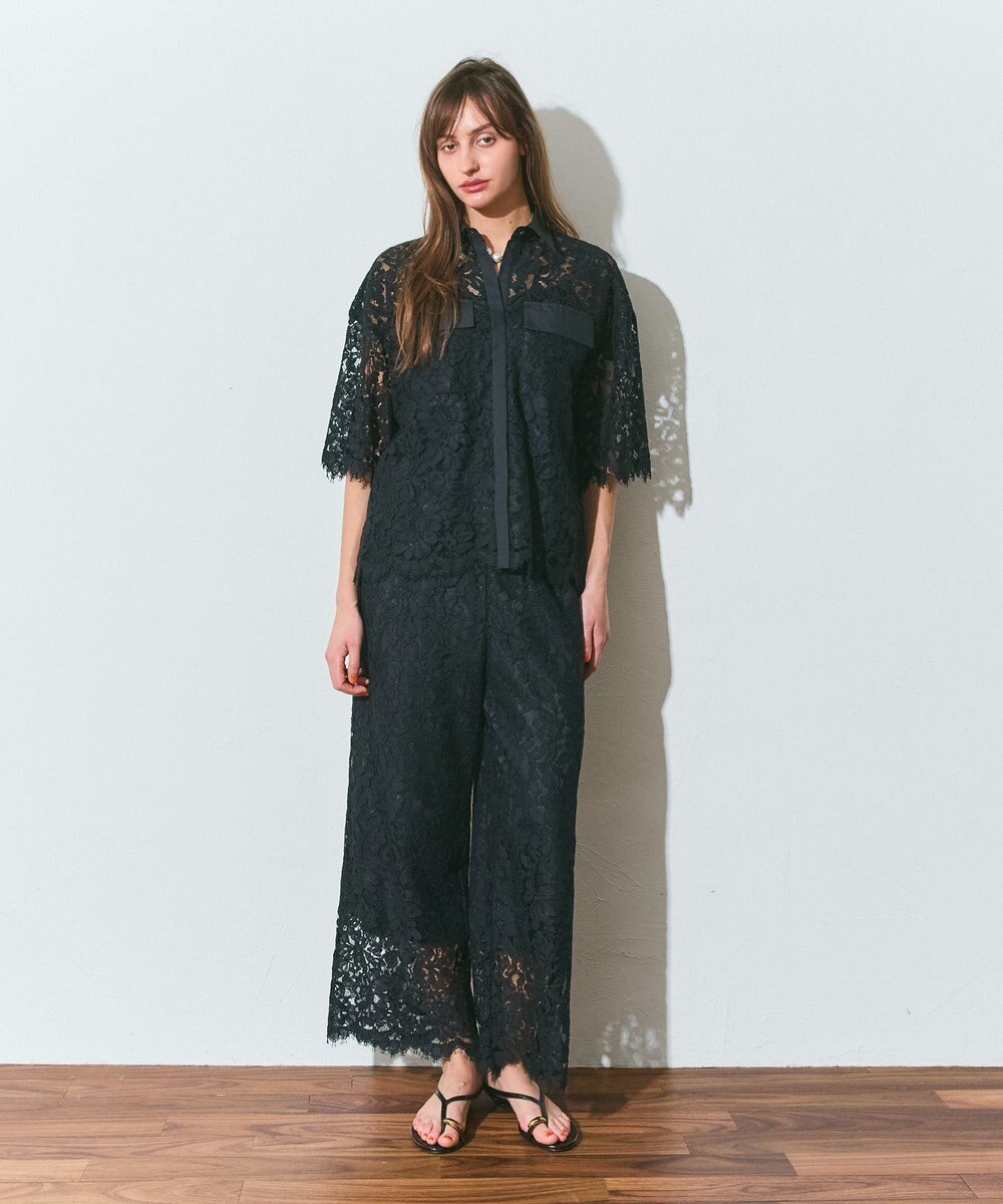 GRACE CONTINENTAL レースイージーパンツ 