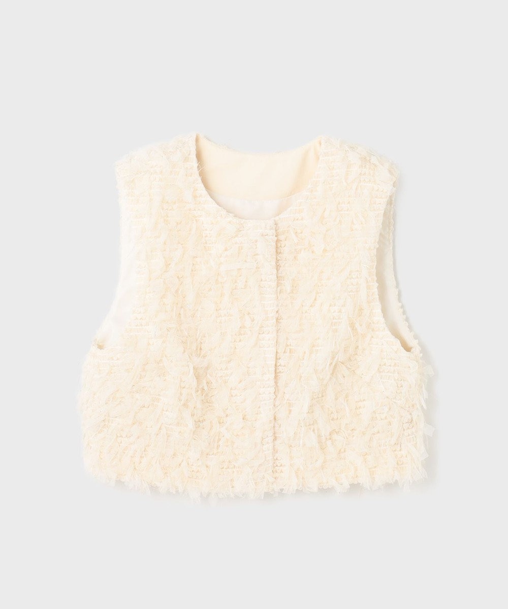 GRACE CONTINENTAL コンパクトフリンジベスト