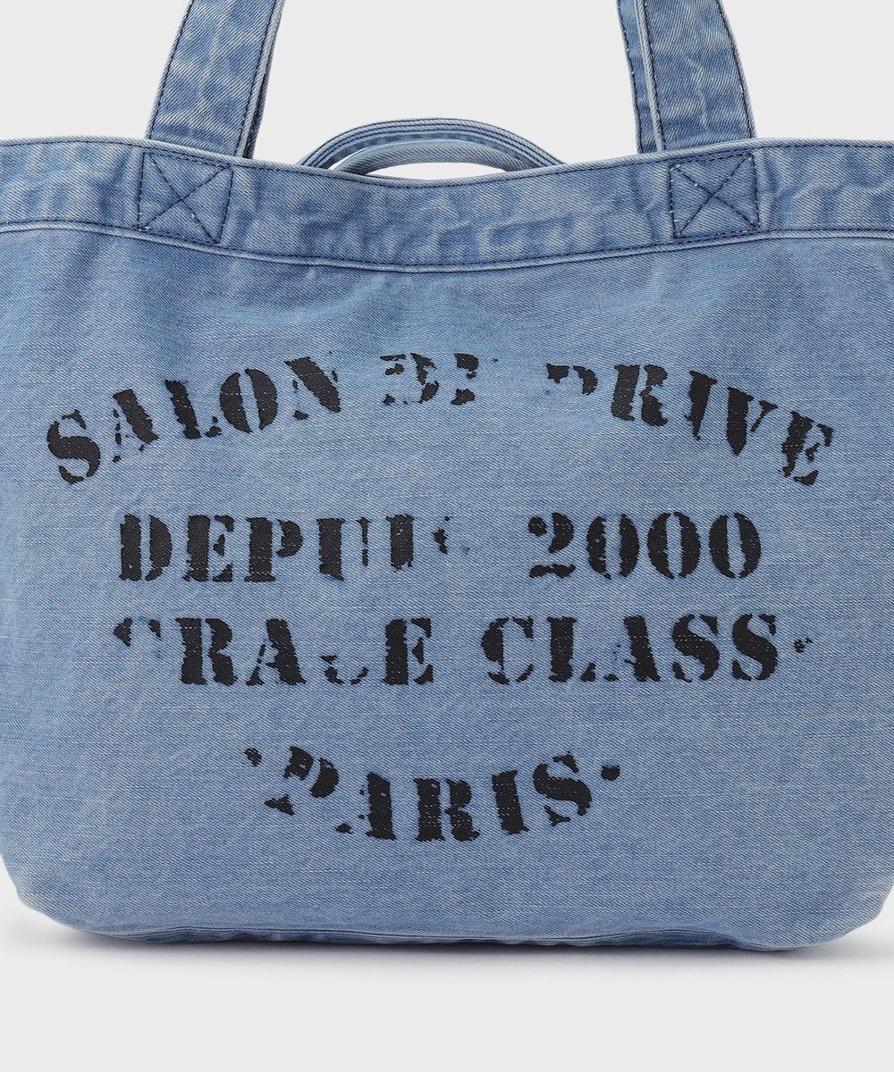 GRACE CONTINENTAL レタードデニムトート 