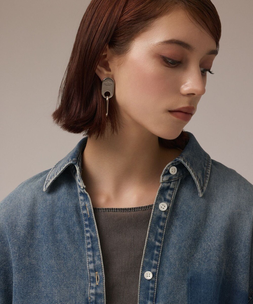 GRACE CONTINENTAL デニム2WAYシャツ 