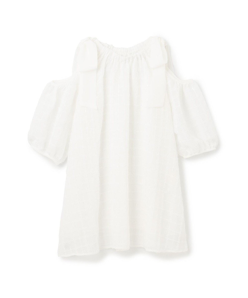 GRACE CONTINENTAL チュールフリルフレアトップ 