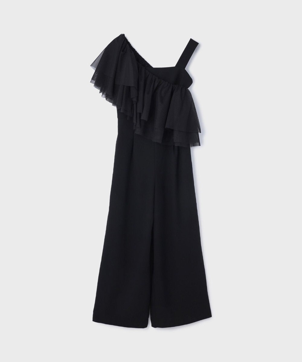 GRACE CONTINENTAL フリルケープサロペット 