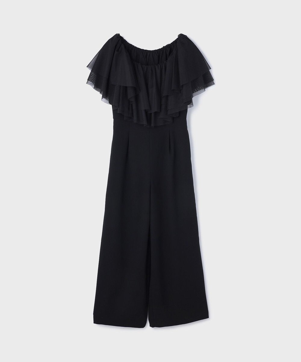 GRACE CONTINENTAL フリルケープサロペット 