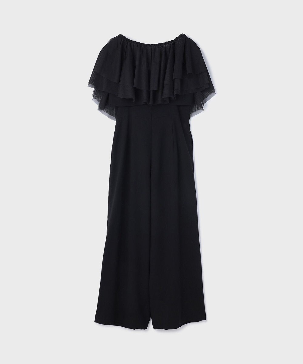 GRACE CONTINENTAL フリルケープサロペット 