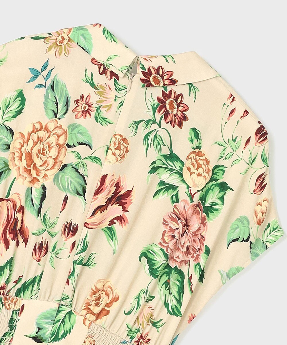 GRACE CONTINENTAL アンティークフラワープリントワンピース