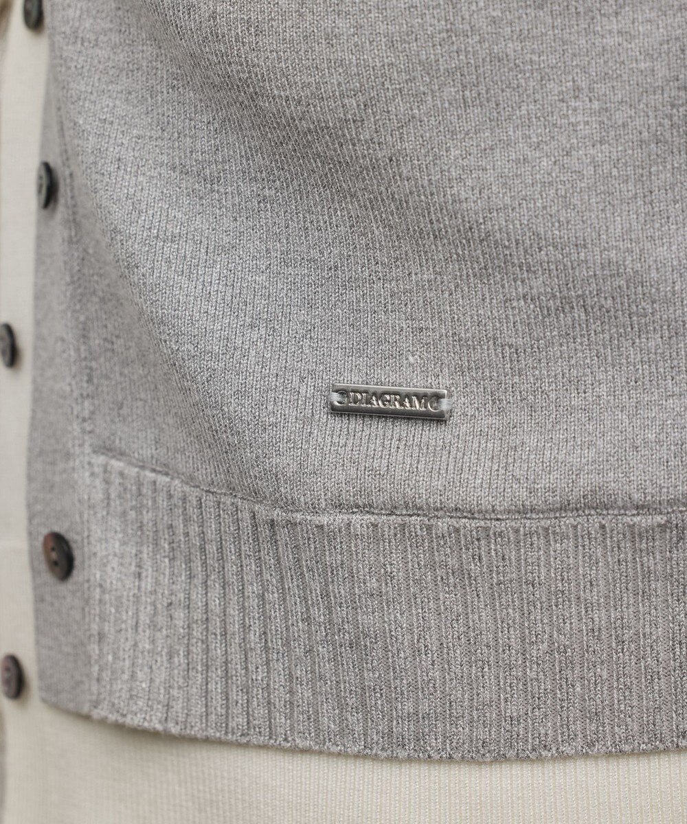 GRACE CONTINENTAL レイヤード風ニットカーディガン 