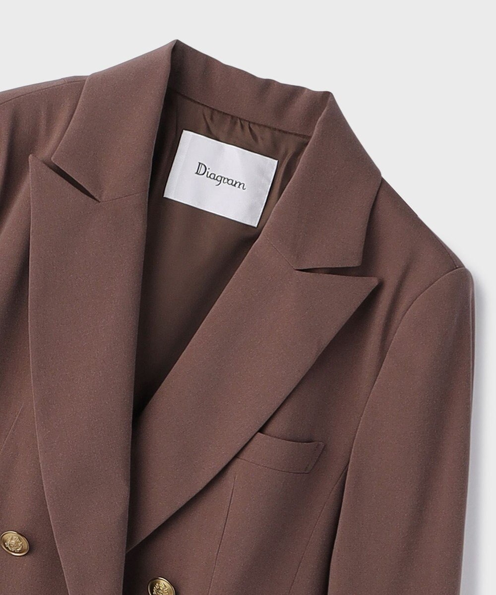 GRACE CONTINENTAL バックベンツダブルジャケット 