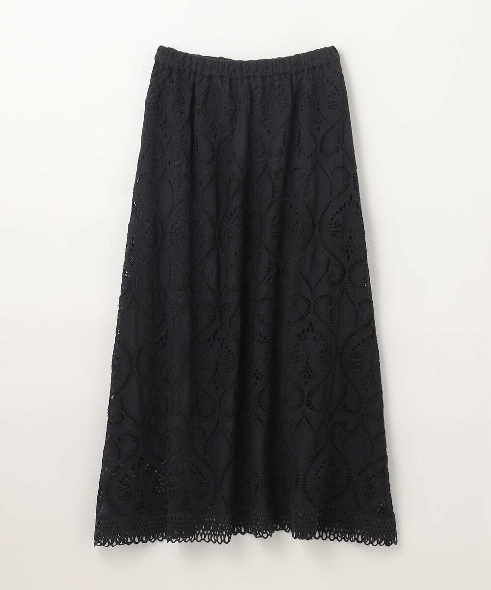 GRACE CONTINENTAL エンブロイダリーロングスカート 