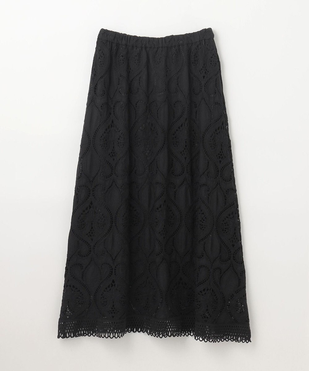 GRACE CONTINENTAL エンブロイダリーロングスカート 