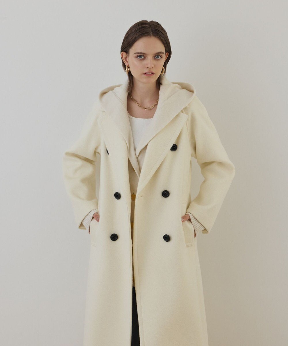 GRACE CONTINENTAL ショートビーバーロングコート 