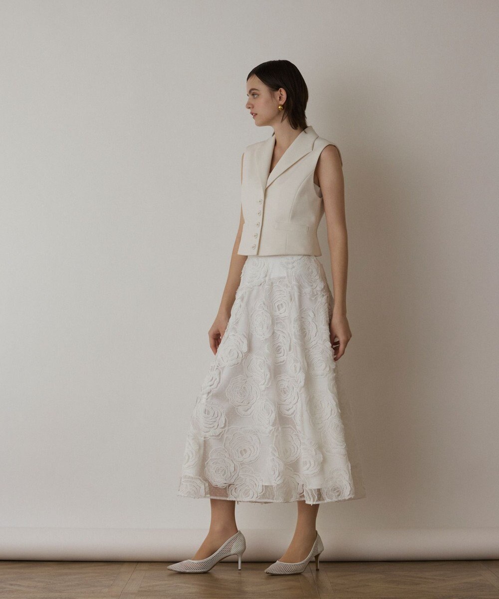 GRACE CONTINENTAL トリアセジャージジレ 