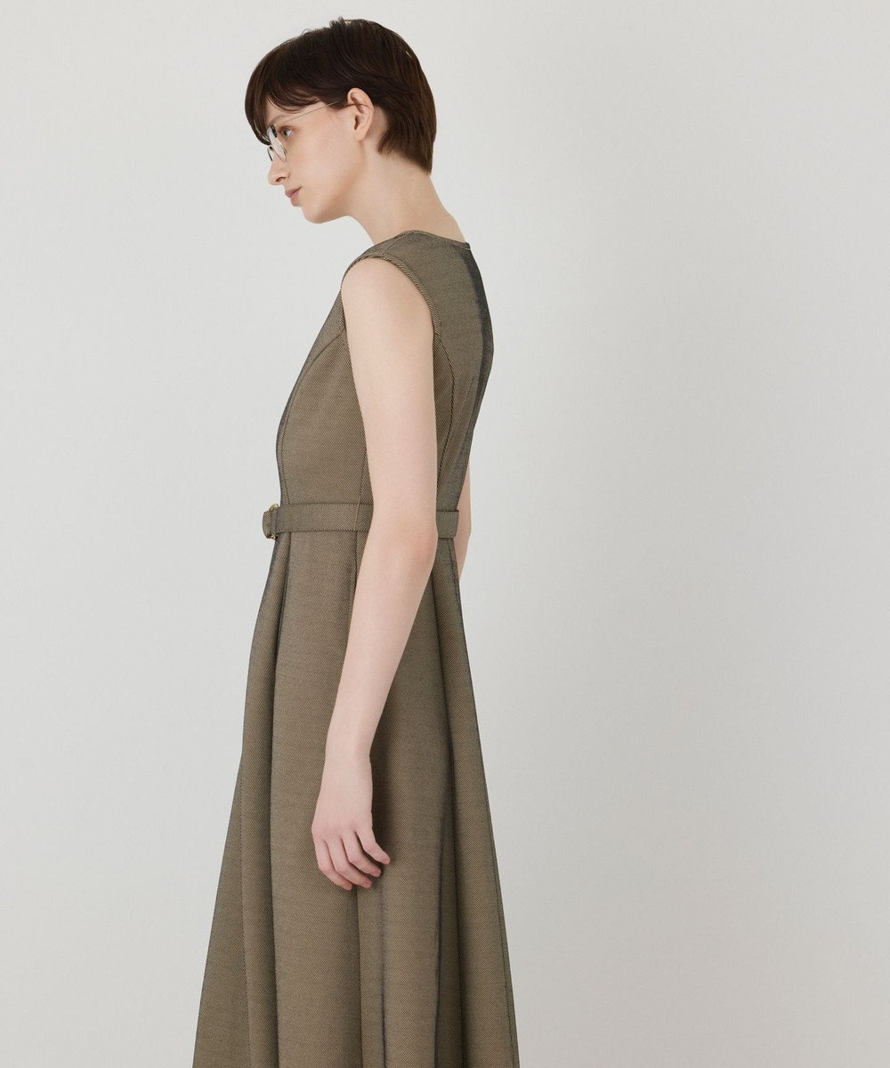 GRACE CONTINENTAL フレア切替カットワンピース 