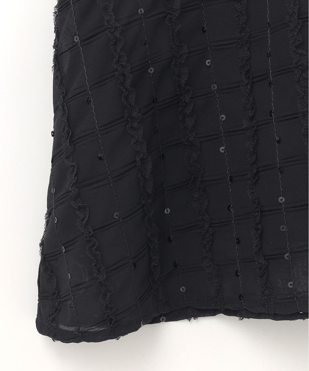 GRACE CONTINENTAL チュールフリルフレアトップ 