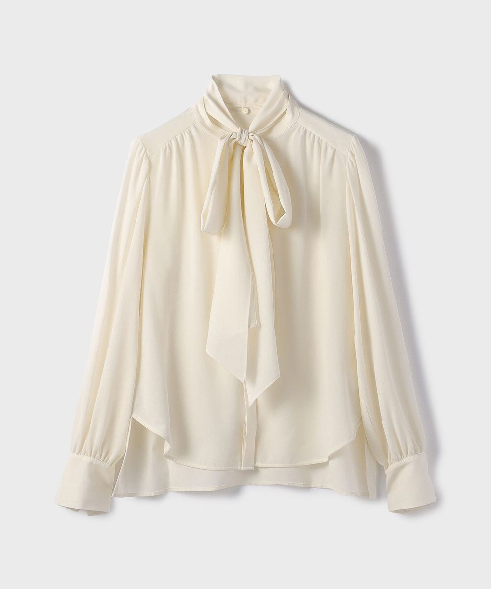 GRACE CONTINENTAL トリアセボウタイブラウス 
