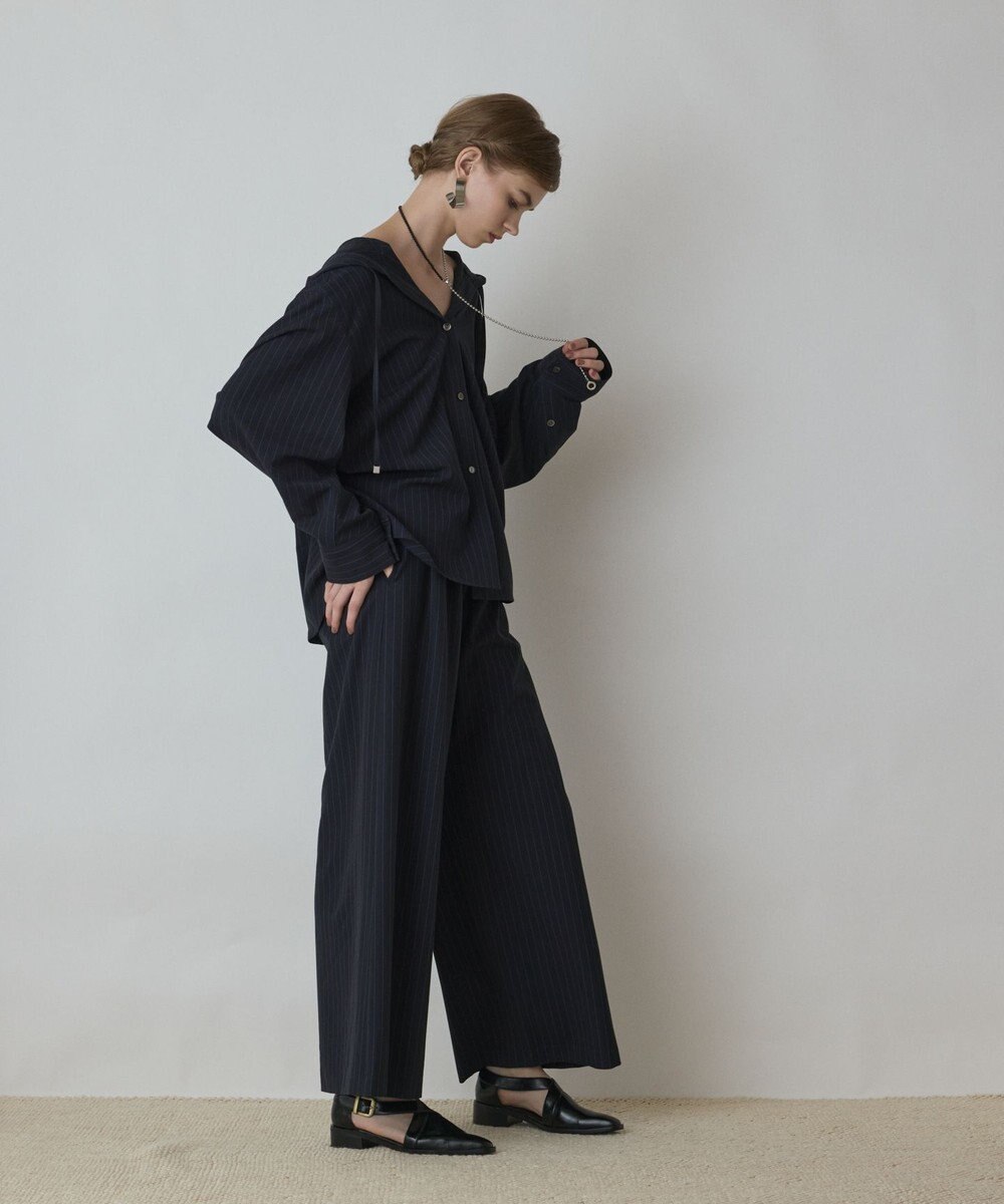 GRACE CONTINENTAL タックワイドパンツ 